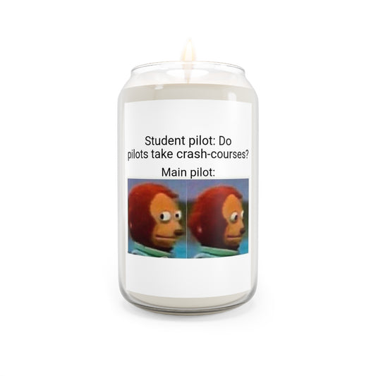 Funny Pilot Scented Candle, 13.75oz - Perfect for Aviation Lovers, Home Decor, Gift for Pilots, Pilot Humor, Funny Candle Gift