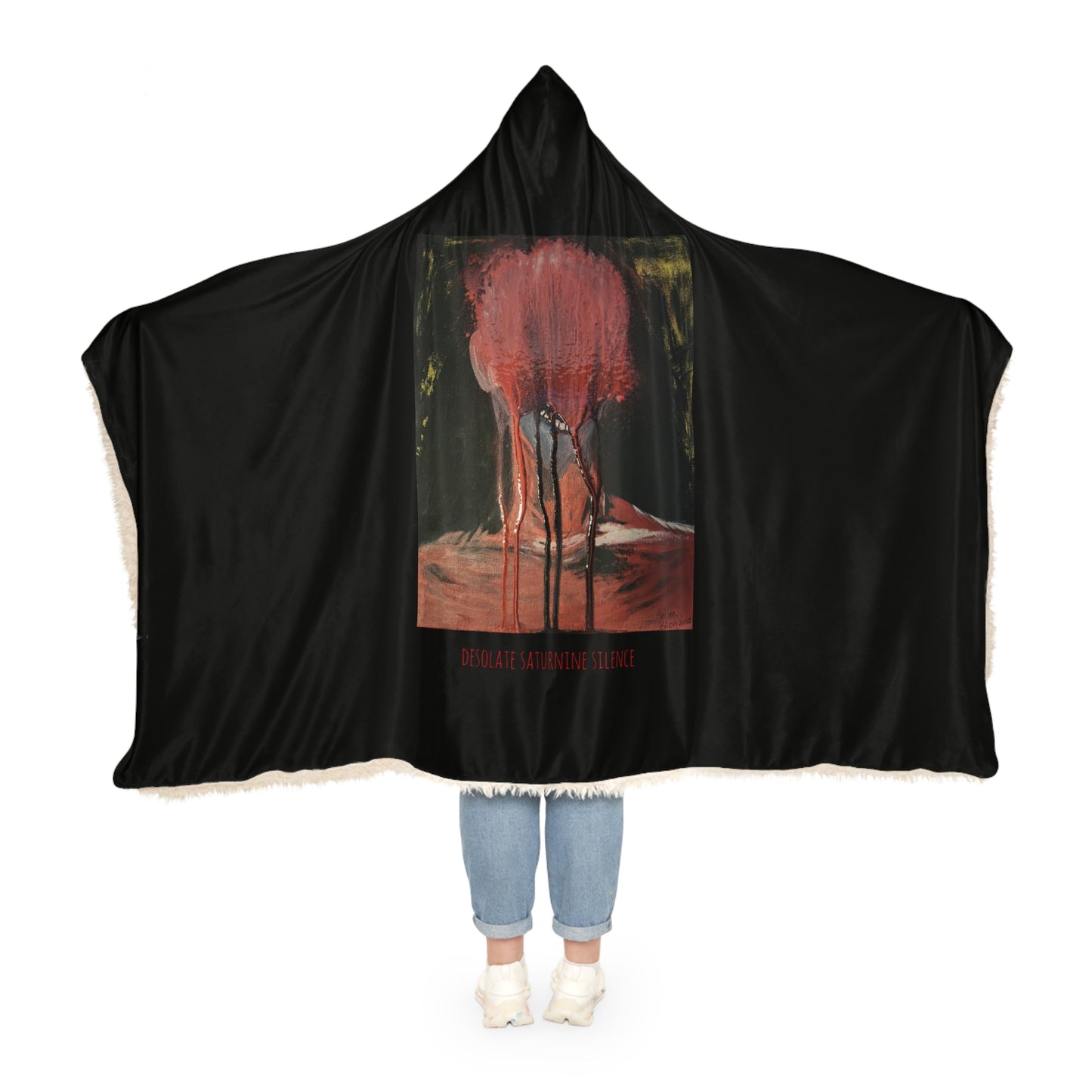 Snuggle Blanket - Desolate Saturnine Silence / Art by Hellen Bach 2025