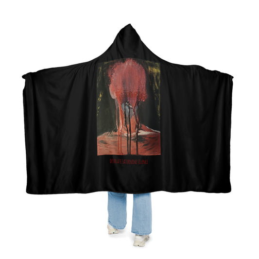 Snuggle Blanket - Desolate Saturnine Silence / Art by Hellen Bach 2025