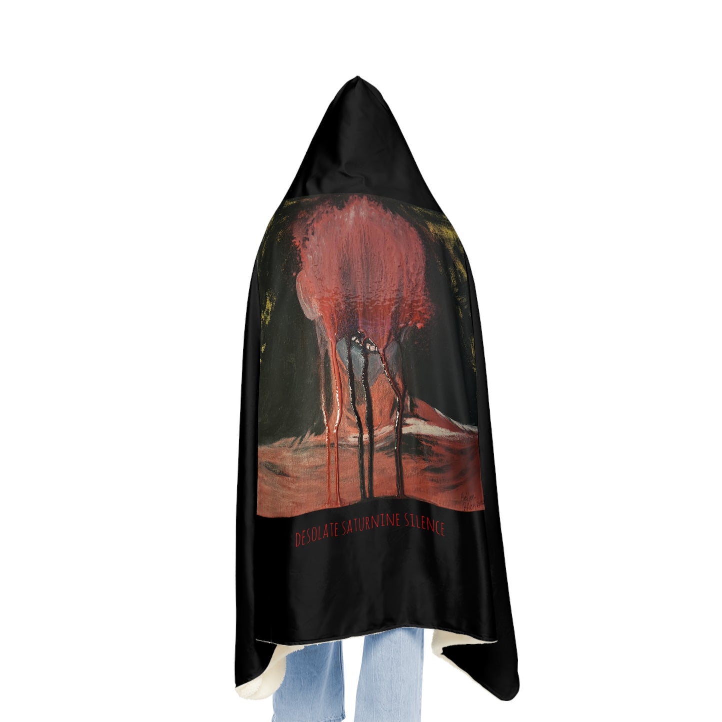 Snuggle Blanket - Desolate Saturnine Silence / Art by Hellen Bach 2025